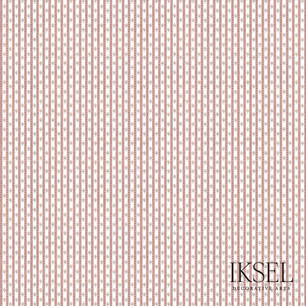 斎藤清「design made in 1954」 Bouquet Stripe - Original Fabrics | Schumacher